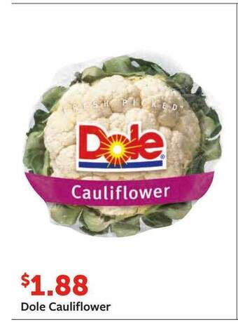 Fareway Dole cauliflower offer
