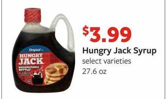 Fareway Hungry jack syrup offer