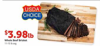 Fareway Whole beef brisket offer