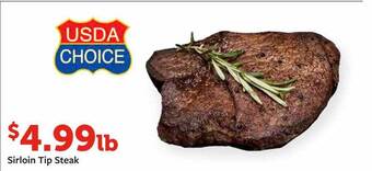 Fareway Sirloin tip steak offer
