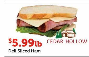 Fareway Deli sliced ham offer