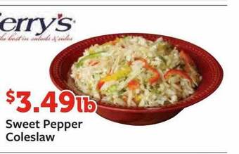 Fareway Sweet pepper coleslaw offer