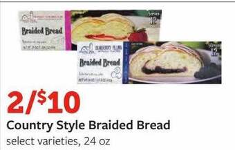 Fareway Country style braided bread offer