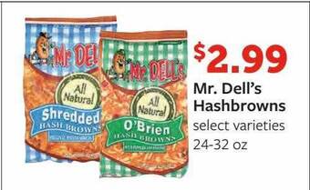 Fareway Mr. dell's hashbrowns offer
