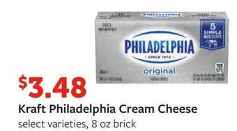 Fareway Kraft philadelphia cream cheese offer