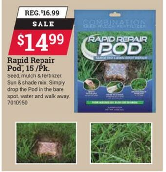 Ace Hardware Rapid repair pod™, 15/pk. offer