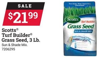 Ace Hardware Scotts® turf builder® grass seed, 3 lb. offer