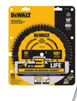 Ace Hardware Dewalt® 10" circular saw blade offer