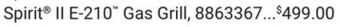 Ace Hardware Spirit® ii e-210™ gas grill offer