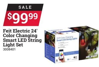 Ace Hardware Feit electric 24' color changing smart led string light set offer