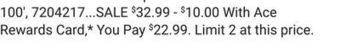 Ace Hardware Ace® 100' all-season garden hose offer