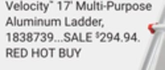 Ace Hardware 17' multi-purpose aluminum ladder offer