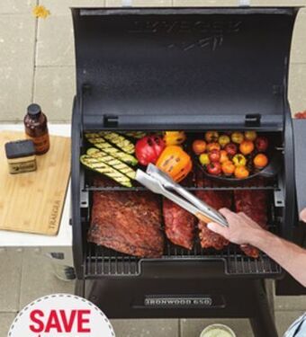 Ace Hardware Traeger® ironwood 650 wood pellet grill offer
