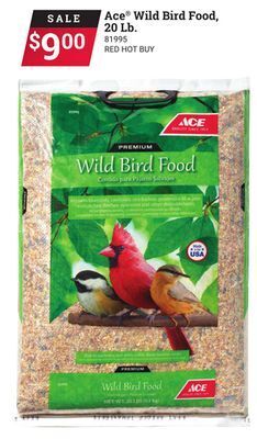 Ace Hardware Ace® wild bird food, 20 lb. offer