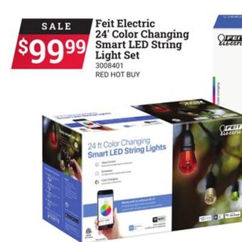 Ace Hardware Feit electric 24' color changing smart led string light set offer