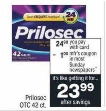 CVS Prilosec otc 42 ct. offer