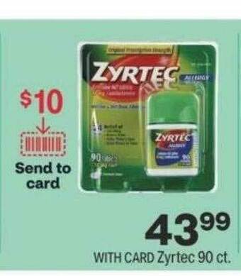 CVS Zyrtec 90 ct. offer