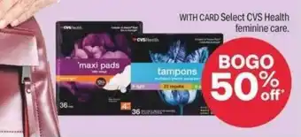 CVS Cvs health feminine care offer