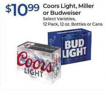 Rite Aid Coors light, miller or budweiser offer