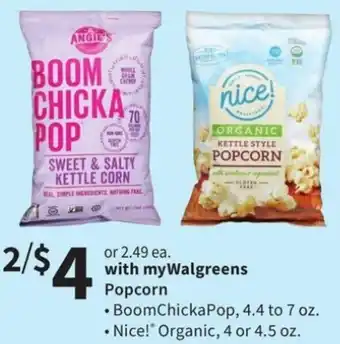Walgreens Popcorn, BoomChickaPop offer
