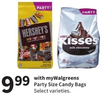 Walgreens Party Size Candy Bags offer