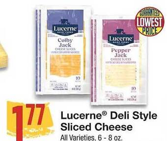 Amigos United Lucerne deli style sliced cheese offer