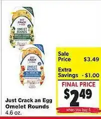 Just crack an egg omelet rounds