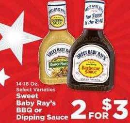IGA Sweet baby ray's bbq or dipping sauce offer