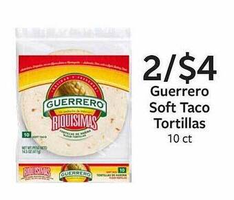 Fareway Guerrero soft taco tortillas offer