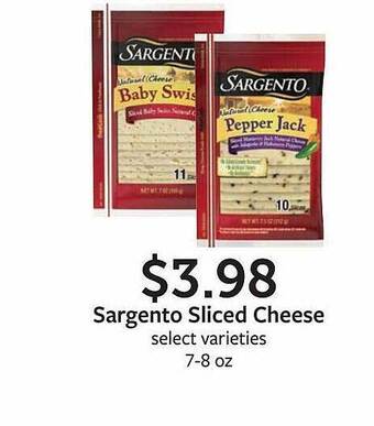 Fareway Sargento sliced cheese offer