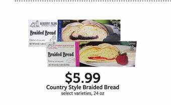Fareway Country style braided bread offer