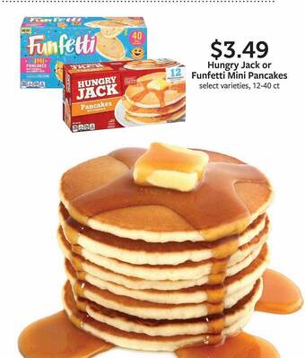 Fareway Hungry jack or funfetti mini pancakes offer
