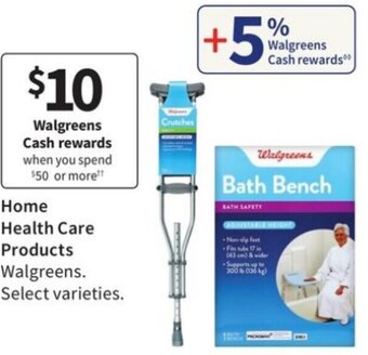 Walgreens Home Health Care Products offer