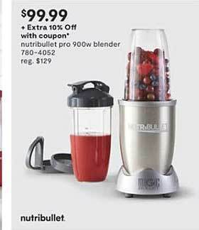 JC Penney Nutribullet pro 900w blender offer