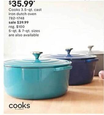 JC Penney Cooks cast iron dutch oven offer