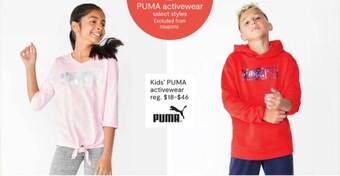 JC Penney Kids puma activewear offer