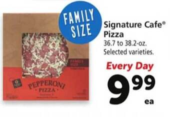 Safeway Signature cafe pizza offer