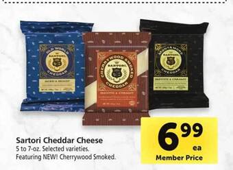 Safeway Sartori cheddar cheese offer