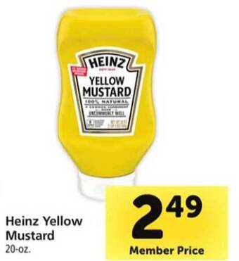 Safeway Heinz yellow mustard offer