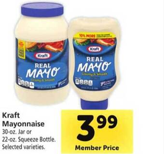 Safeway Kraft mayonnaise offer