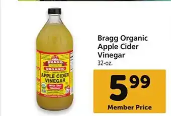 Safeway Bragg organic apple cider vinegar offer