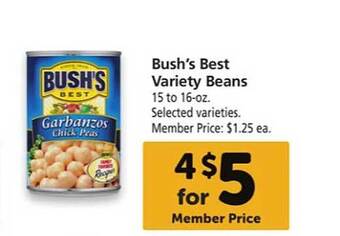 Safeway Bush's best variety beans offer