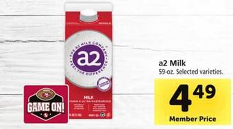 Safeway A2 milk offer