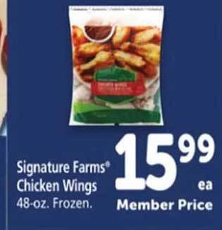 Safeway Signature farms chicken wings offer
