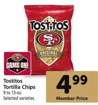 Safeway Tostitos tortilla chips offer