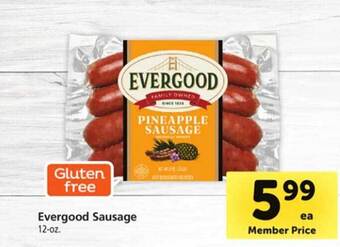 Safeway Evergood sausage offer