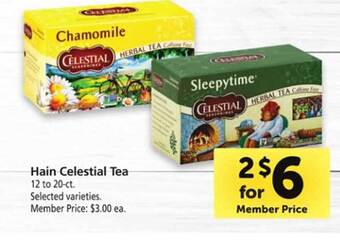 Safeway Hain celestial tea offer