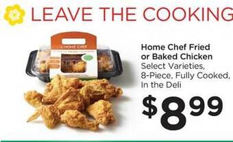 Foods Co Home chef fried or baked chicken offer