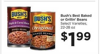 Food 4 Less Bush's best baked or grillin' beans offer