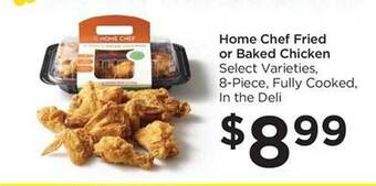 Food 4 Less Home chef fried or baked chicken offer